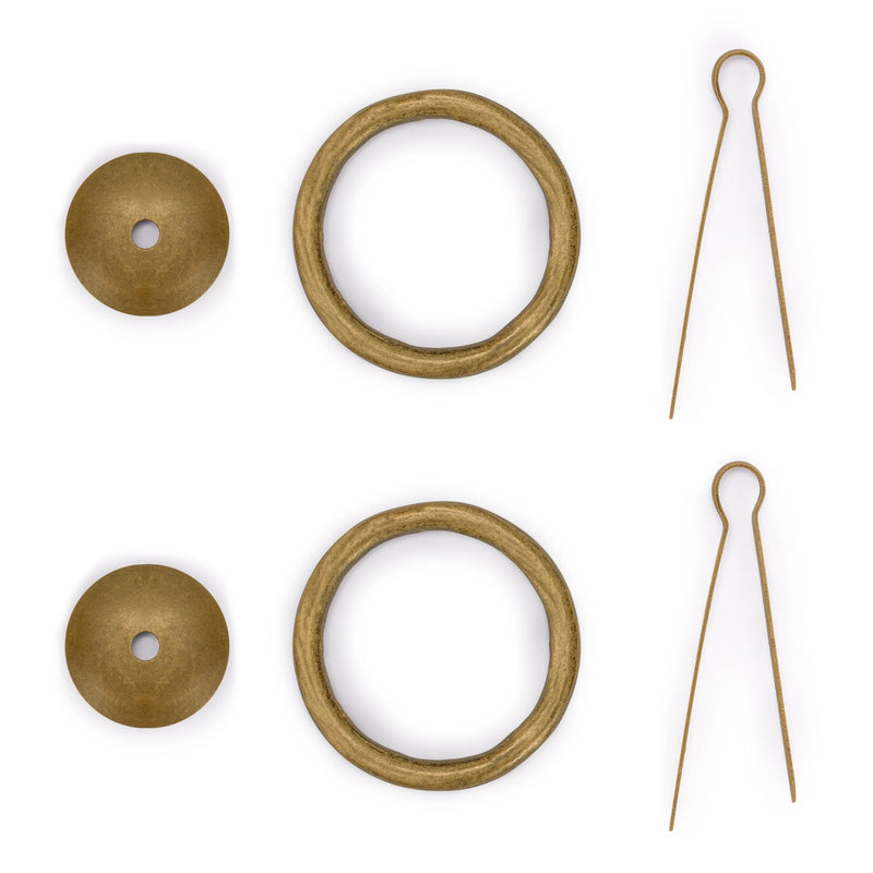 Hardware Philosophy Chinese Medicine Cabinet Pulls 3.2 Inches - Set of 2 - Architectural, Interior Design, Furniture Cabinet Customization Hardware