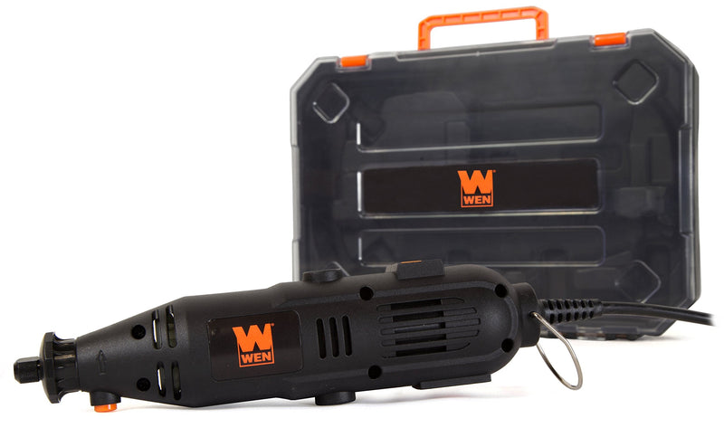 WEN 23103 1-Amp Variable Speed Rotary Tool with 100+ Accessories, Carrying Case and Flex Shaft With Case and Flex Shaft
