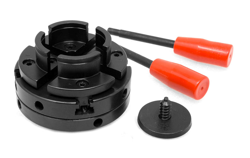WEN LA4444 4-Inch 4-Jaw Self-Centering Chuck Set with 1-Inch x 8TPI Thread Lathe Chuck