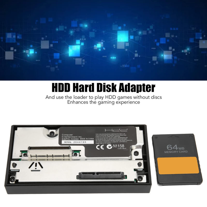 Pomya SATA Interface Network Adapter PS2 HDD Hard Disk Adapter with 64MB FMCB V1.966 Memory Card McBoot, Plug and Play NO IDE 2.5 3.5 [Video Game]