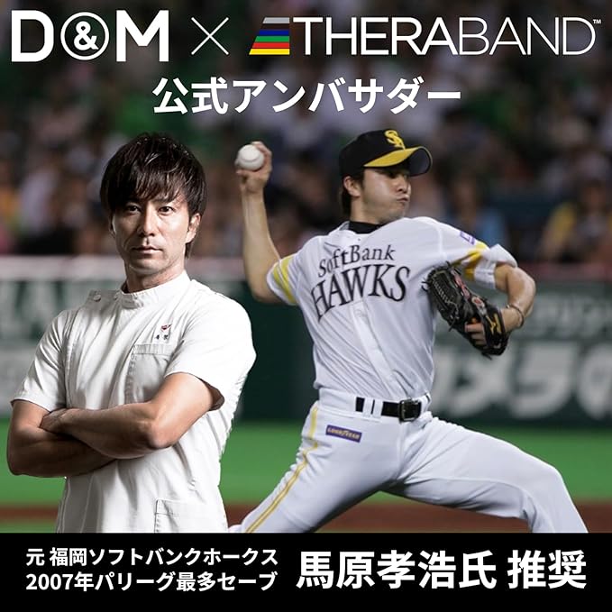 Theraband Training Band Training Tube 1m with Manual Beginner Resistance Band Fitness Tube Stretch Band Muscle Training D&M Theraband Domestic Authorized Distributor Can be cut and used - NewNest Australia