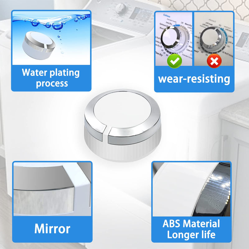 WE01X24552 Dryer Timer Control Knob Replacement Compatible for GE General Electric Dryer knob Replacement gtd42easj2ww gtd33eask0ww WE01X24552 *1pcs