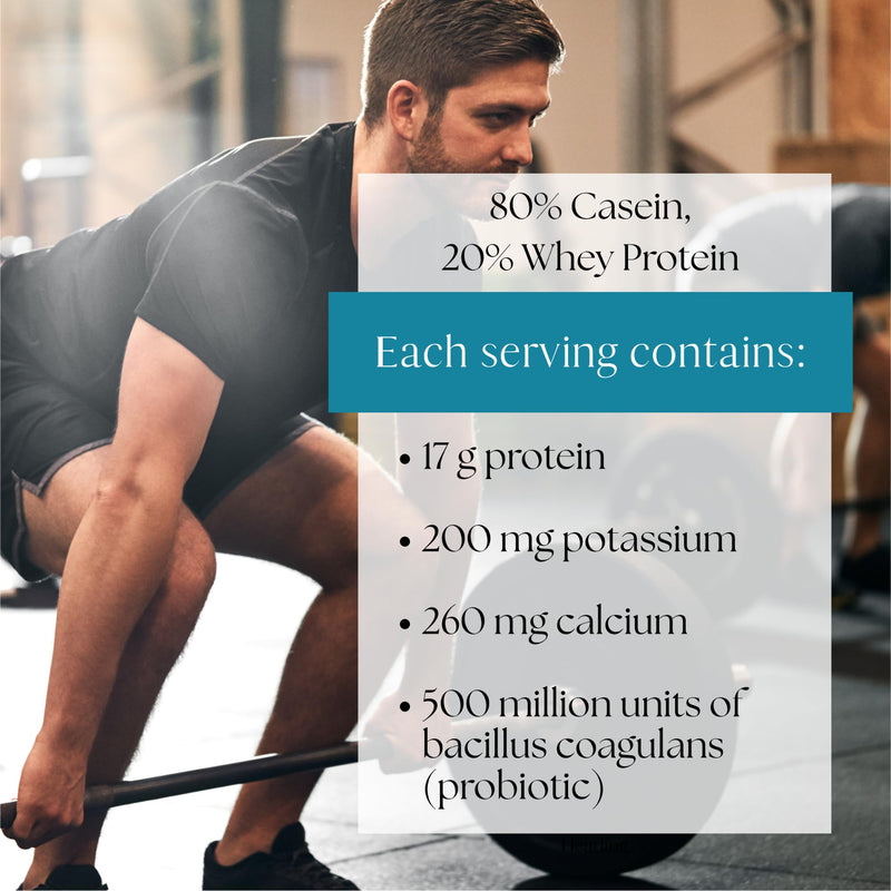 Mt. Capra Deep 30 | Meal Replacement Shake, Goat Protein Powder with Grass-Fed Whey Protein, Casein Protein, Minerals, and BC-30 Probiotics | Strawberry Splash | 11 Servings - 12 Ounces