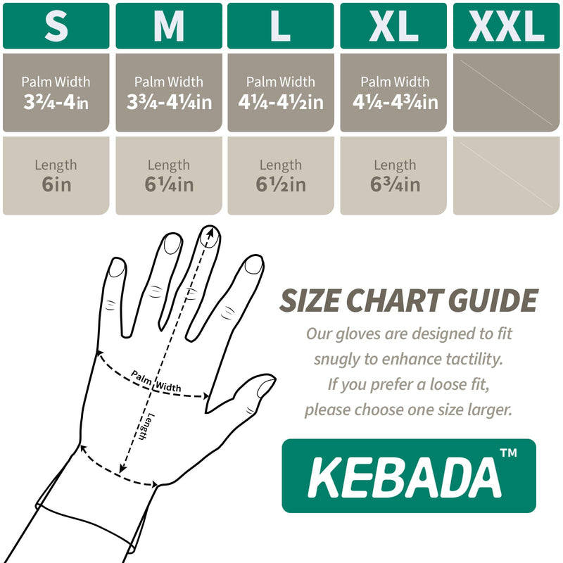 Kebada Cut Resistant Gloves, 100% Food Grade Cutting Gloves, ANSI A4 Level 5 Protection Anti Cut, Glass-Free and Steel-Free, Model C4, 6 Pairs, Large 9/Large Blue(6 Pairs)