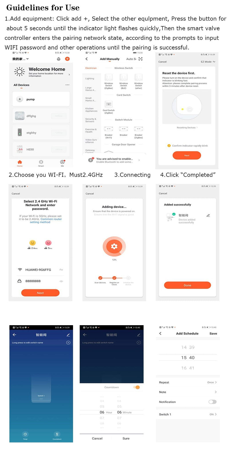 Motorized Smart Valve Actuator (Valve Sold Separately) WiFi & Bluetooth Electric Water Shutoff Controller Robot Automatically, Tuya Smart & Smart Life App Control, Work with Alexa, No Hub Required