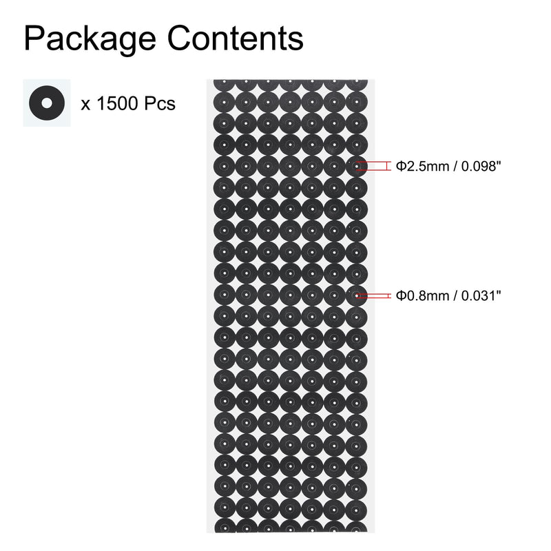 uxcell 1500Pcs 3D Scanner Markers 0.8mm for 3D Scanner, 3D Tracking Dots Reference Point Markers, 3D Target, Diffuse Reflection Markers for 3D Scanner and Optical Tracking