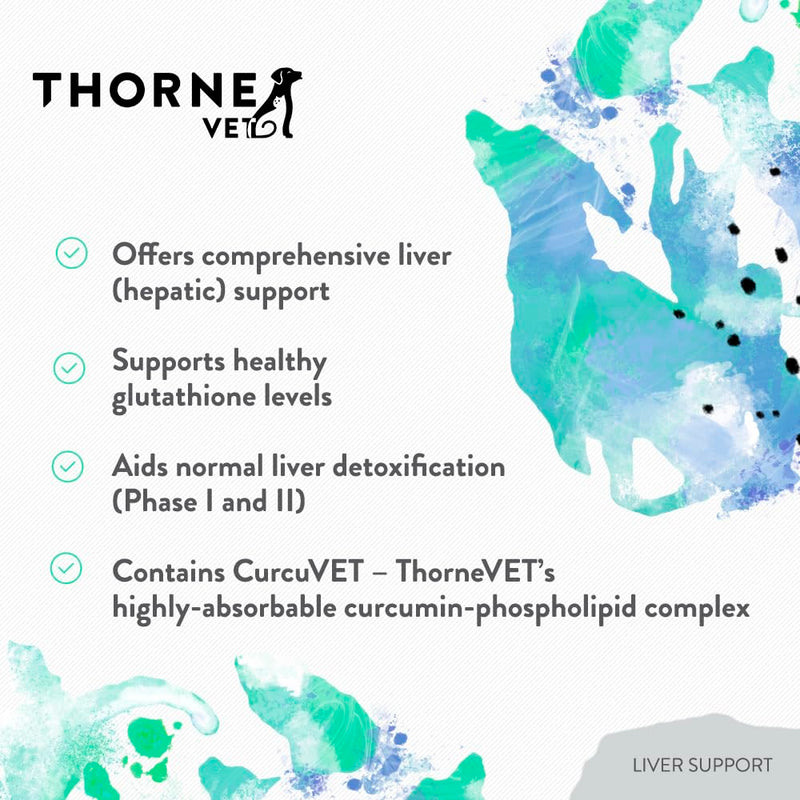 ThorneVet Liver Support Powder – Liver Support for Small Animals: Dogs & Cats, 90 Scoops - PawsPlanet Australia