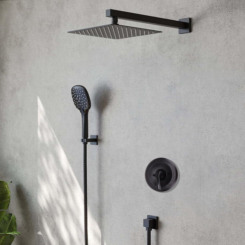 T13020-BL Matte Black Shower Handle Replacement for Delta Classic 13 Series Single-Function Shower Valve Trim Kit,Faucet Parts Fit Delta Shower Valve R10000 Series (Only Handle,Cartridge Not Included) Shower Handle(Cartridge NOT Included)