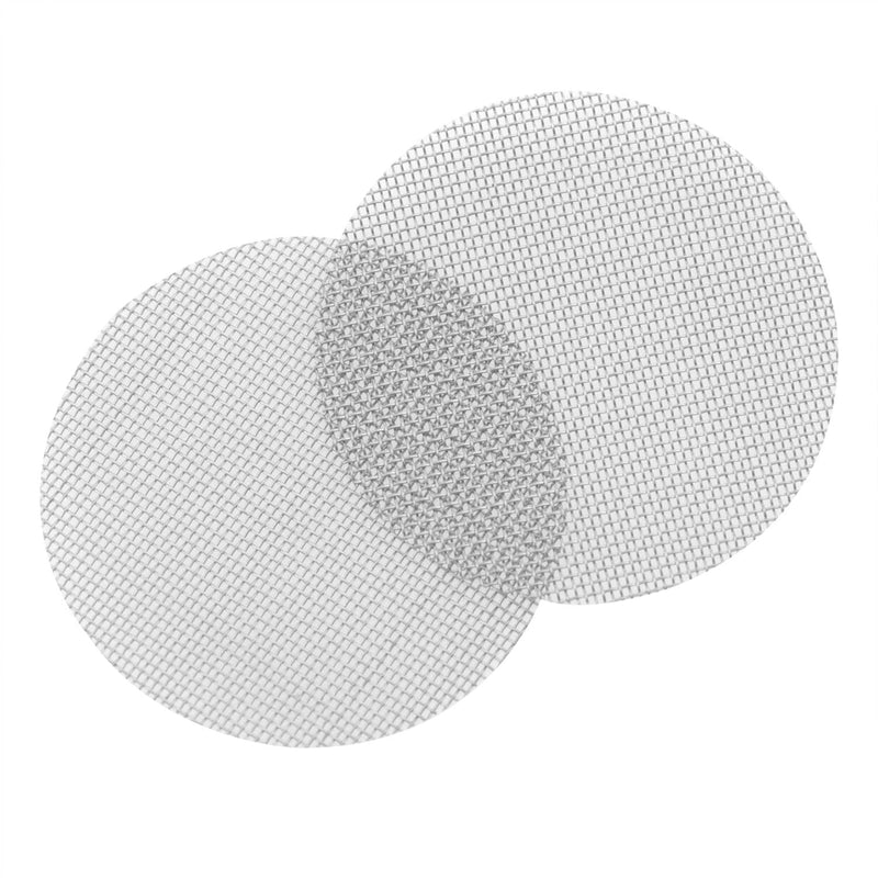 30 PCS Silver Stainless Steel Pipe Filters, 1 Inch