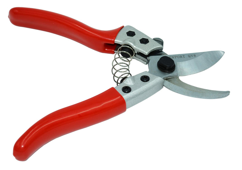 Zenport QV8 Q Series V8 Professional Chrome-plated Pruner, Black/Red 1
