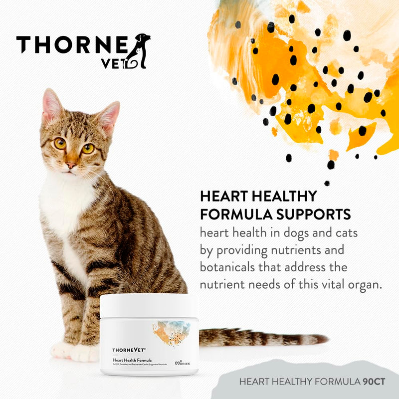 ThorneVET Heart Healthy Formula – Cardiovascular Support for Dogs & Cats, 90 Soft Chews - PawsPlanet Australia