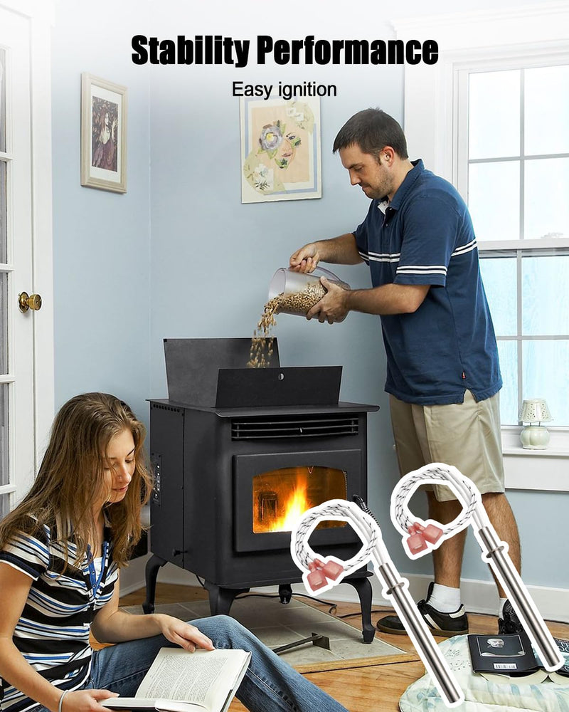 Pellet Stove Igniter Fit for PelPro PP130 PP130-B PP60 120V 300W