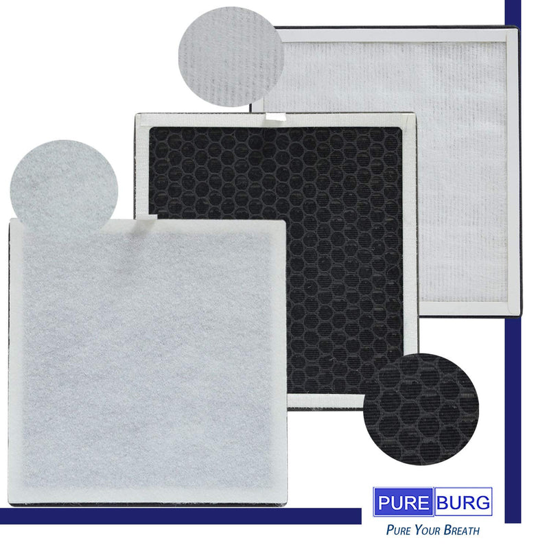 PUREBURG HEPA Filter Compatible with Pure Enrichment PureZone Air Purifier