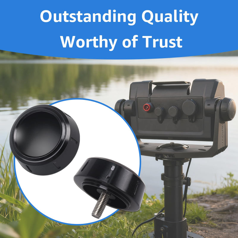 for Garmin Bail Mount Knobs VHF 115/215 Echomap Gpsmap,f/7x3 Series(2-Pack) | The corrosion-resistant solid aluminum design Replacement Stand Knob Compatible with Garmin Device