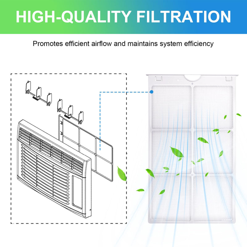 WJ85X21746 for GE Air Conditioner Filter Window AC Air Filter Replacement 2 PCS WJ85X21746 for GE Air Conditioner Filter Window AC Air Filter Replacement