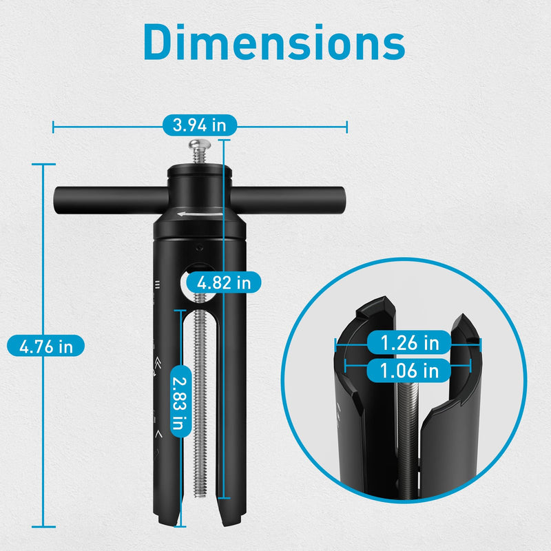 104421U Cartridge Removal Tool for Moen 1222 1225 1220, Shower Cartridge Puller Tool, Tub and Shower Faucet Cartridge Remover for Moen Posi-Temp Valve