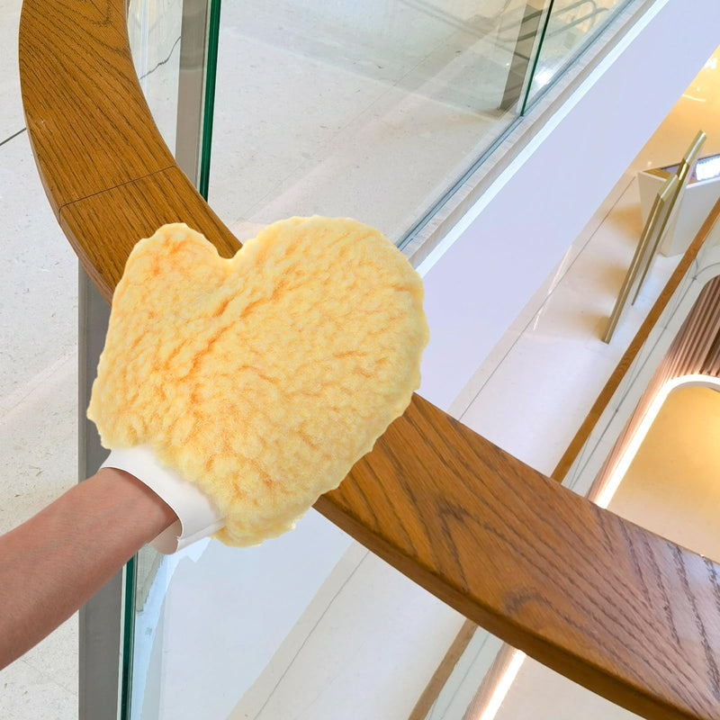 6PCS Paint Mitt Gloves Painters Mitt with Thumb & Plastic Disposable Gloves Painters Mitts Cleaning Dusting Glove for Painter Decorators Deck Stain Applicator for Cleaning Painting RailingFence