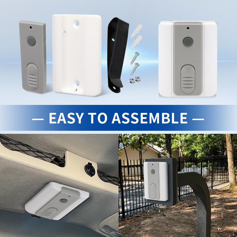 TOPENS TC173 Wireless Push Button for Automatic Swing Sliding Gate Opener Garage Door Opener Surface Mounted Portable Switch Security Gate Operator Accessory
