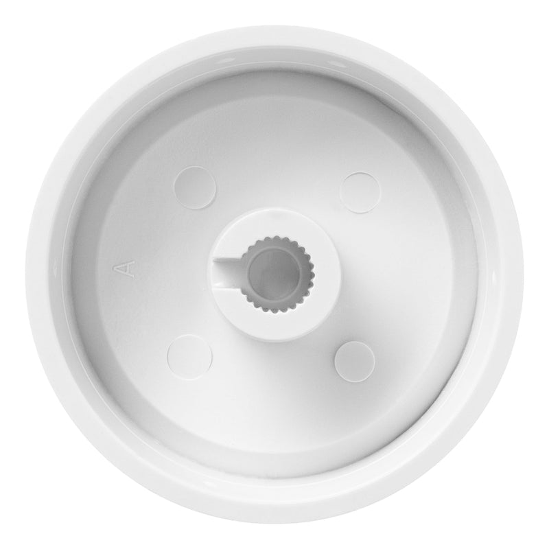 Lutron Rotary Dimmer Replacement Knob, RK-WH, White, 1 Count (Pack of 1) 1 Pack