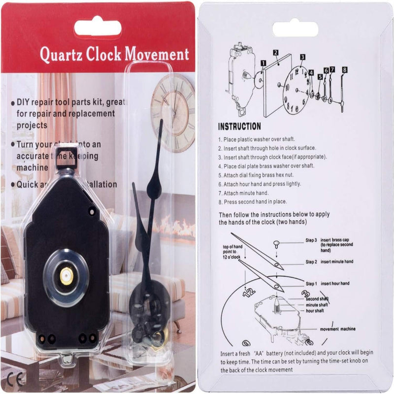 Hicarer Quartz Pendulum Clock with Long Tree Pendulum Movement Mechanism