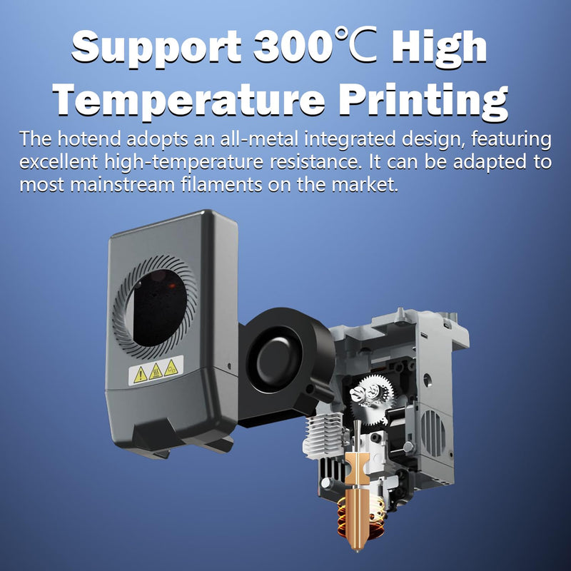 for FLASHFORGE AD5X Upgraded 0.4mm Hotend Nozzle and Heating Assembly Kit with Base Clip Heater Cartridge Thermister 3D Printer Extruder Kits All Metal Hot End/Printhead Replacement Detachable Nozzle 2 PCS