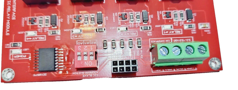 4 Channel I2C Relay Electromagnetic 3.3V 5.0V Compatible with Arduino Raspberry PI MCU DIN Rail Compatible Home Automation & DIY Projects. with Built in LED Indicators
