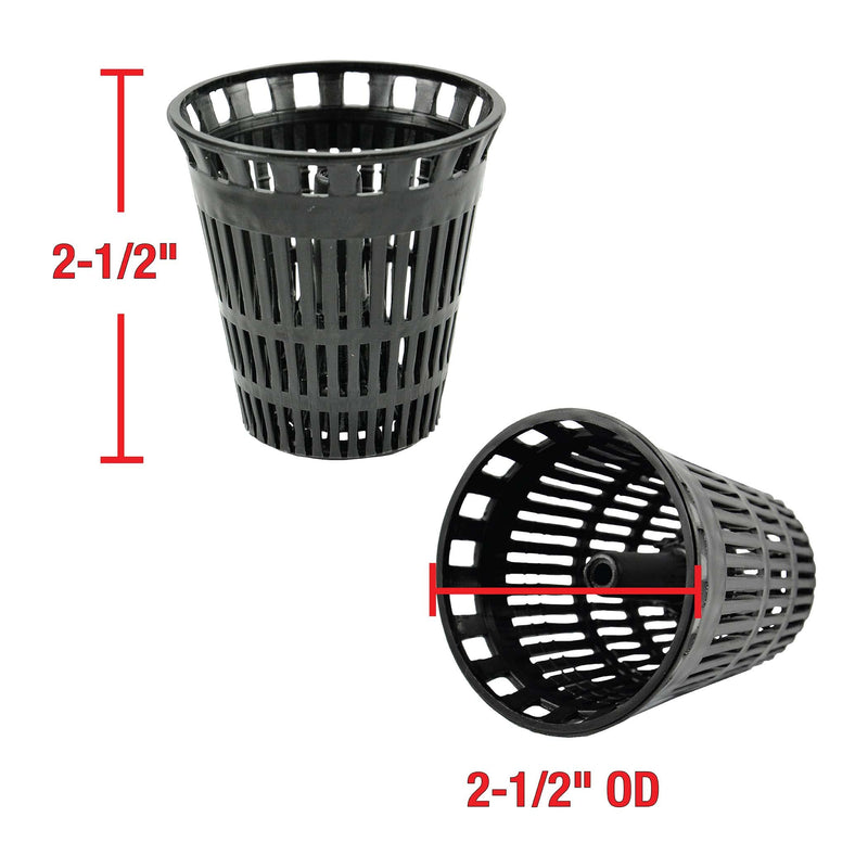 Danco (10739P) Catcher Replacement Baskets for Stand-Alone Shower Trap, Hair Drain Clog Prevention, Pack of 6, Black Refill Baskets