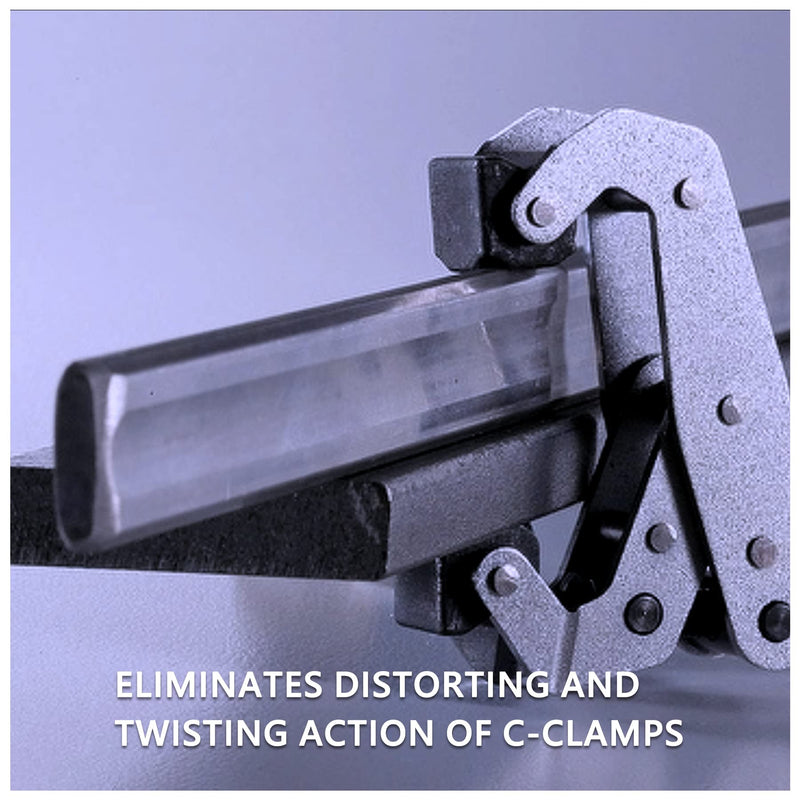 Cantilever No-Twist Deep Throat T-Handle Multi-Purpose Lever Clamp, CTC-2" 1 2"