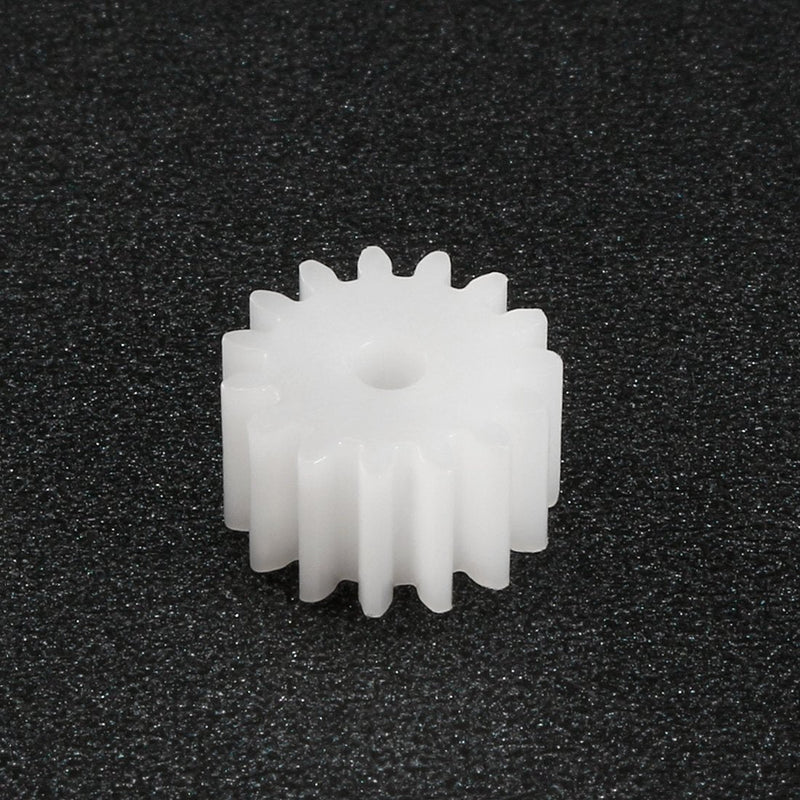 uxcell 10pcs Plastic Gears 16 Teeth Model 162A Reduction Gear Plastic Worm Gears for RC Car Robot Motor