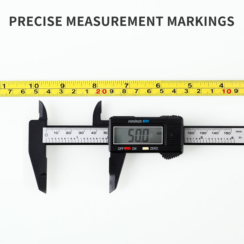 2 Packs Steel Self-Adhesive Measuring Tape, Right to Left Reading 200cm or 78-Inch Imperial and Metric Ruler Tape, 1/2-Inch Peel and Stick Tape Measure for Woodworking, Saw, Drafting Table, Yellow 200cm or 78Inch