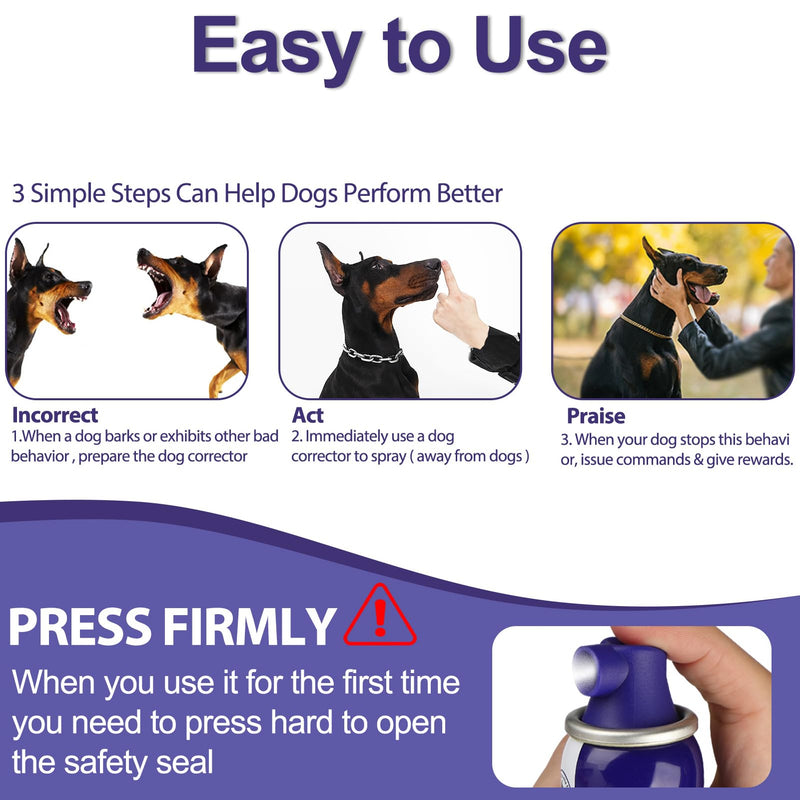 KDSZJDV Dog Corrector Spray, 80ml 1 Pack Dog Trainer Spray to Dogs from Stopping Unwanted Behaviors Pet Trainer Spray, Barking, Jumping, Stealing Food, Safe, Humane & Effective