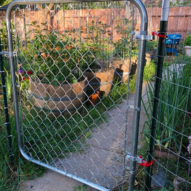 T-Post Gate Hinge Pins - Heavy Duty Gate Hanger, Hang a gate of Any Farm or Garden from a Metal T Post, Steel Gate Hinges Target Hanger, Easy to Install