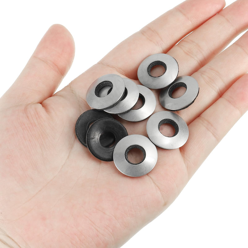 PATIKIL 304 Stainless Steel EPDM Bonded Sealing Washers, 50 Pieces 5/16"x3/4" Neoprene Rubber Washers Bonded Sealing Gasket for Marine Roof Bolt Supply 5/16"x3/4"