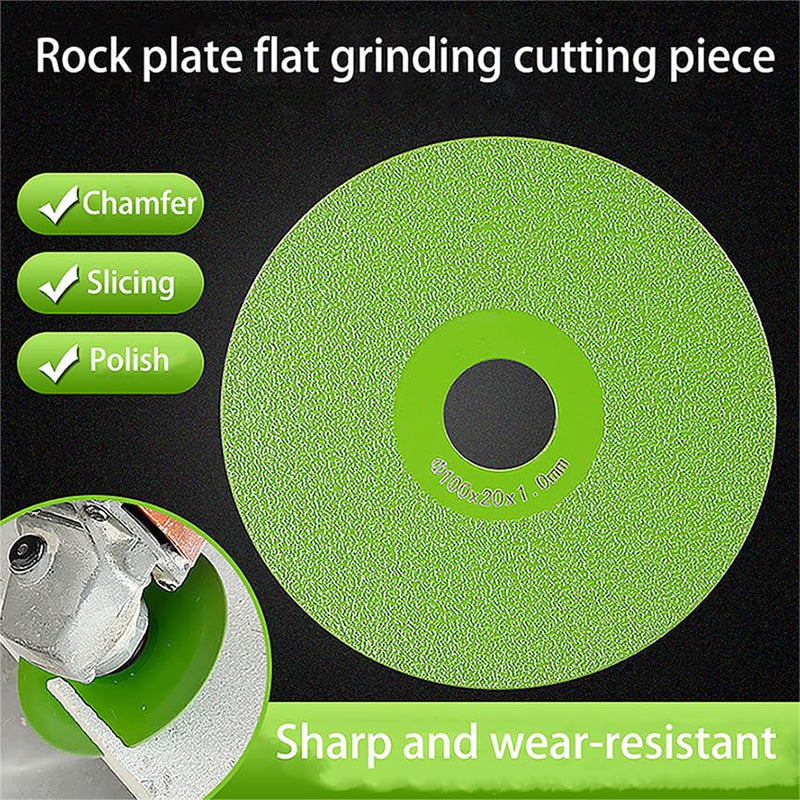 Indestructible disc 5.0 -Rock Plate Flat Grinding Blade, Ceramic Tile, Marble Edge Trimming, 45 Chamfer Grinding Cutting Blade, Ultra Wide fine Sand Sweeping Saw Blade (3) 3