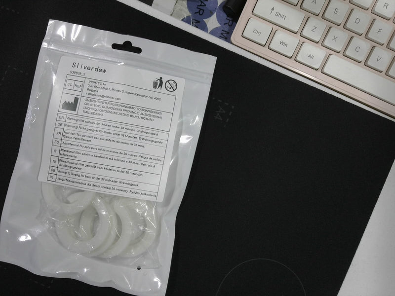 E27 to E14 Lamp Shade Adapter Ring, 6 Pack Screw Lamp Shade Reducer Washer E27 Lamp Ring, 42mm to 29mm Lampshade Converter Ring Plastic Light Shade Replacement Parts