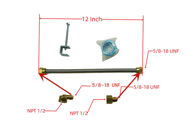 Rectangular Gas Fire Pit and Gas Fireplace H-Burner H Burner for Gas Fireplace bunrer with 3 Pipes (15 inch) Patent Applied 15 inch High temperature powder coating