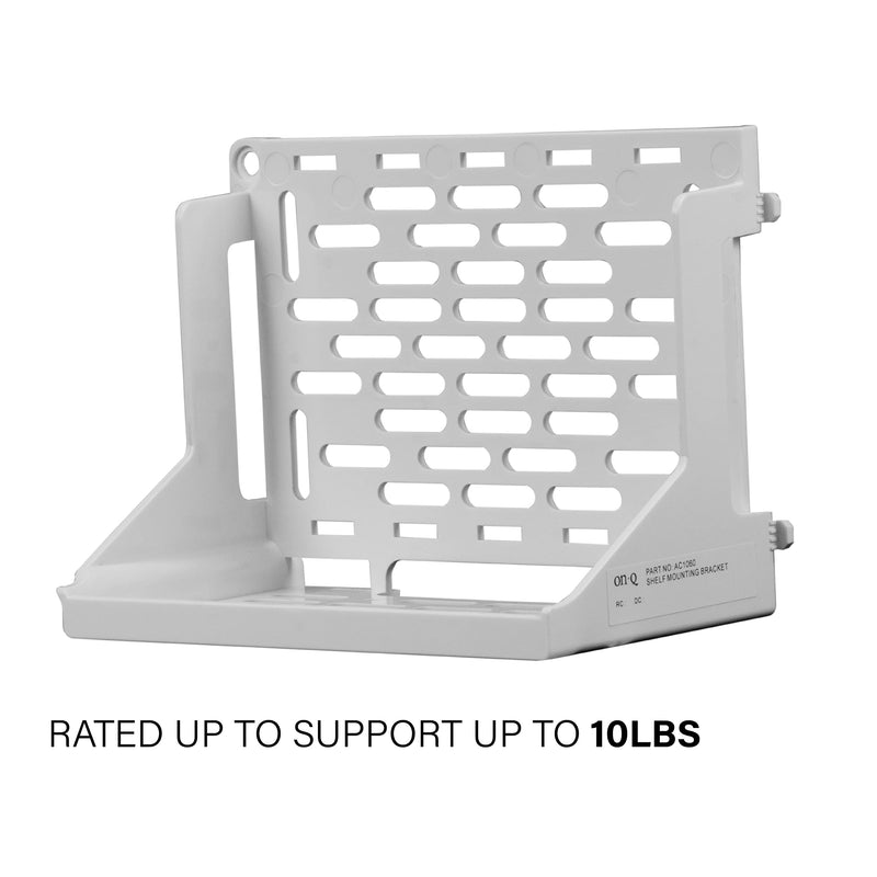 On-Q AC1060 Shelf Mounting Bracket, White