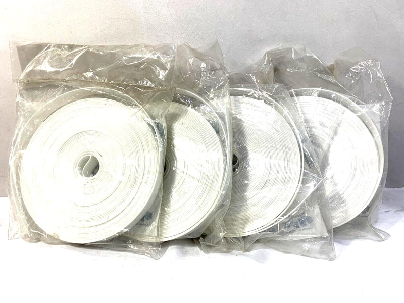 Heavy-Duty Plastic Hanger Strap for Pipes & Ducts - 3/4 Inch x 50ft Roll - Versatile, Strong Support Strap for HVAC & Plumbing Needs. (Grey) Gray