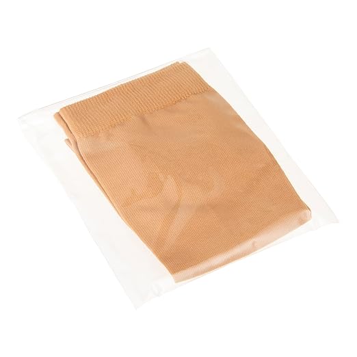 Alkea Unsilk 2 Elastic Stockings High Socks with Toes 18464 Light Brown S - NewNest Australia