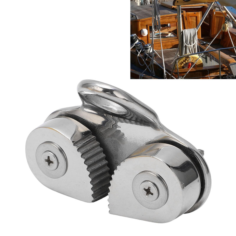 Marine Hardware Boat Cam Cleats,316 Stainless Steel Boat Rope Cleats,Boat Hardware for Sailboat Kayak Canoe Dinghy, for 3 to15mm Ropes