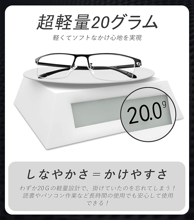 Blue Light Cut Glasses, PC Glasses, Stylish, Glasses, Harmful Light Reduction, No Degree, Clear Lens, Unisex, UV Protection, Blue Light Prevention, Ultra Lightweight - NewNest Australia