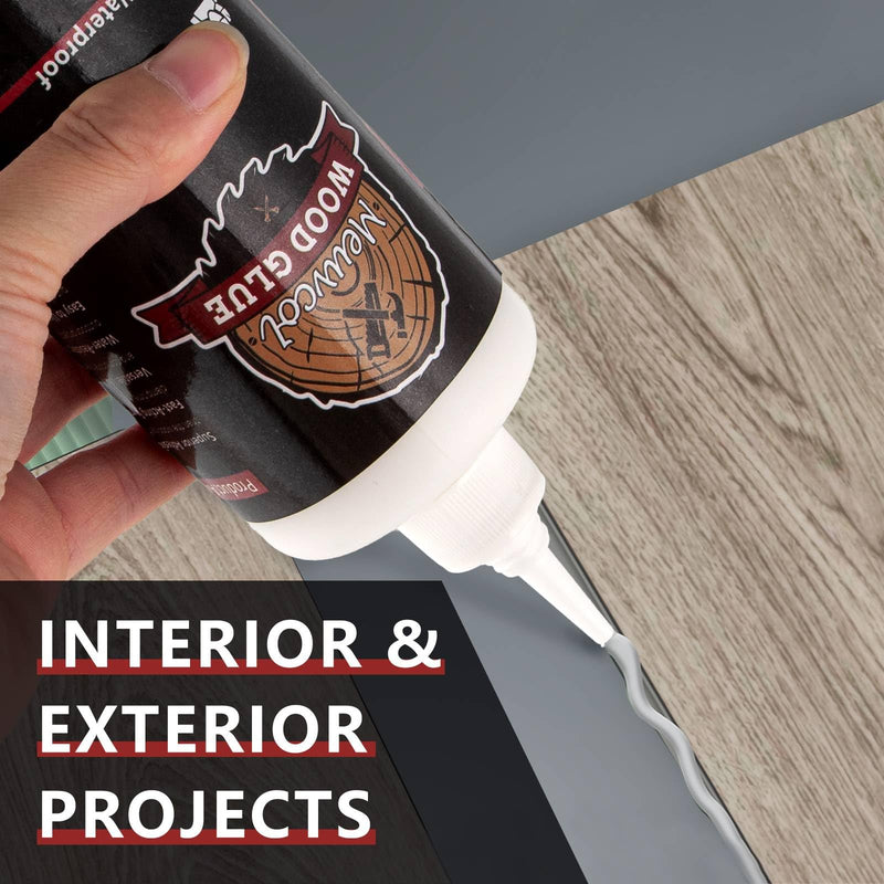 Wood Glue, Strongest Glue for Woodworking, Waterproof Clear Wood Glue for Furniture Heavy Duty, Interior & Exterior Furniture Glue for Crafts, Furniture, Baseboard, cabinets, Door (150g) 150g