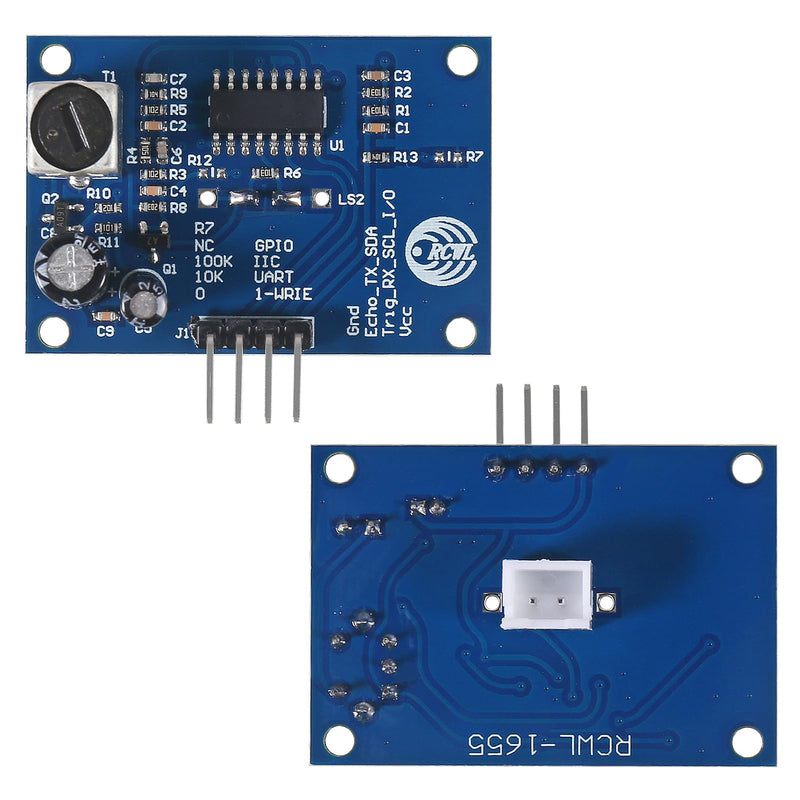 2pcs JSN-SR04T Ultrasonic Distance Measuring Module JSN-SR04T-V3.0 21~600CM 3mm High Precision Ultrasonic Distance Measure with Waterproof Sensor for Arduino