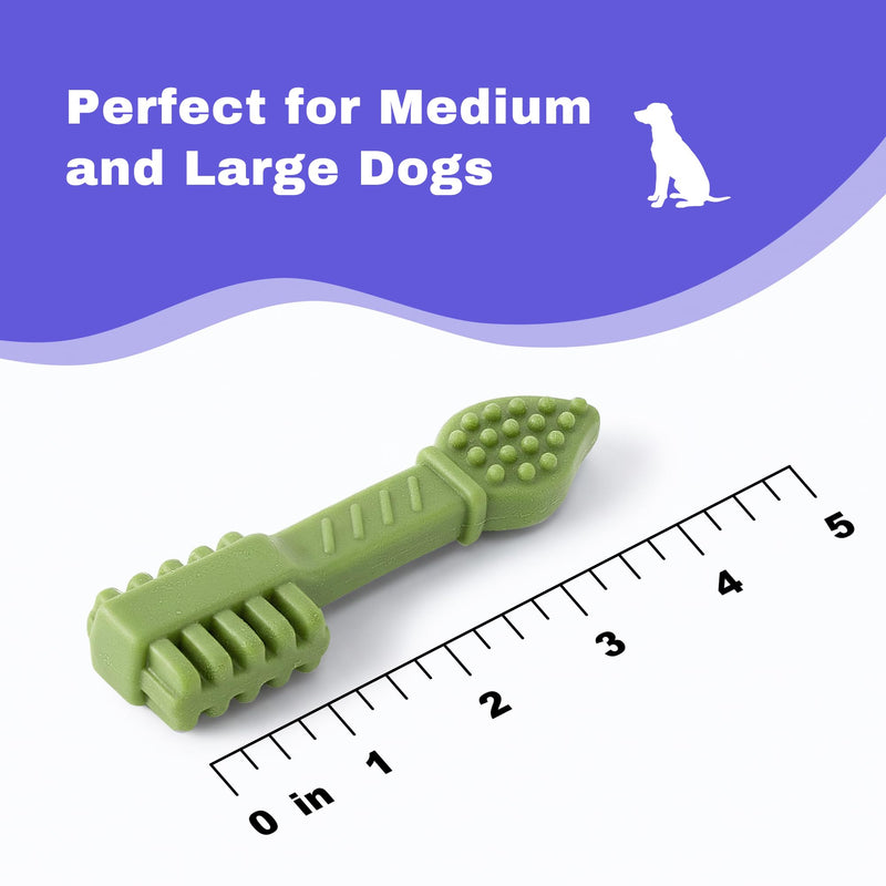 PETPHABET Grilled Pork Hock Dog Chews + 3 Flavors Toothbrush Dental Treats