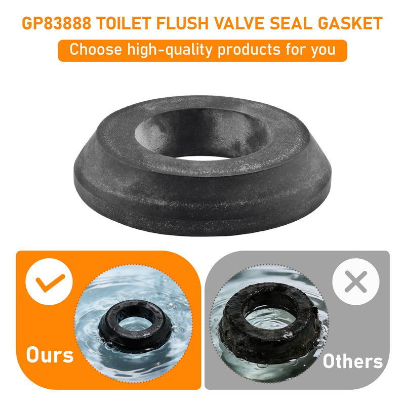 GP83888 Toilet Flush Valve Seal Gasket,Compatible with Kohler Toilet Tank Components 1032640/K84284,Toilet Fill Valve Seal Replacement（2pcs） 2 pack