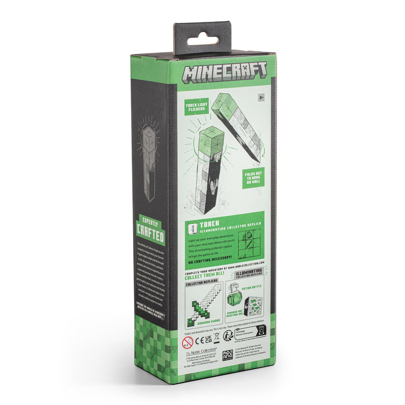The Noble Collection Minecraft Torch Illuminating Collector Replica