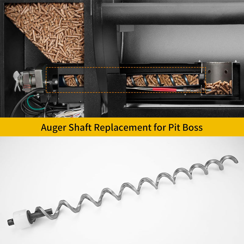 23 Inch Pellet Auger Replacement for Pit Boss Austin XL 1000 Pro Series 1100 1150 1600 Auger Flighting Replacement Parts for Pit Boss Austin Rancher XL