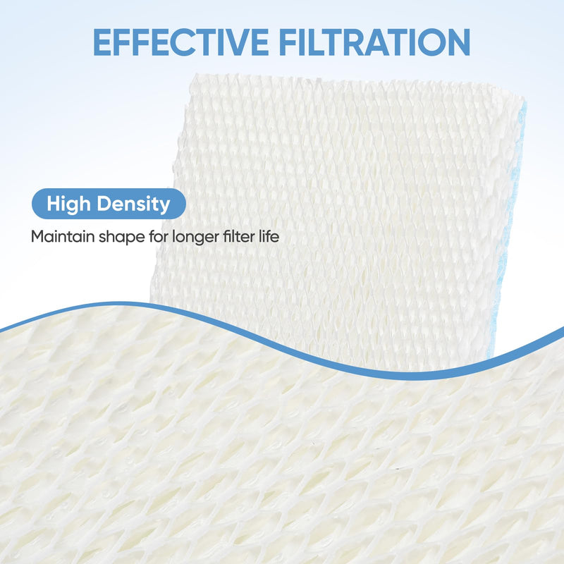 HFT600 6 Pack Humidifier Wicking Filter T Replcement Compatible with Honeywell HEV615 HEV620 Humidifier, Compared to Part HFT600T HFT600PDQ Wicking Filter, Blue