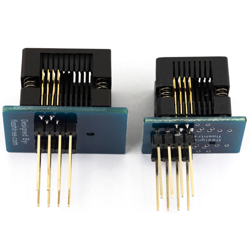 SOP8 to DIP8 IC Socket 150mil and 200-208mil SOP8 Programmer Adapter Socket Converter Module (150 and 200 mils (Each 1)) 150 and 200 mils (each 1)