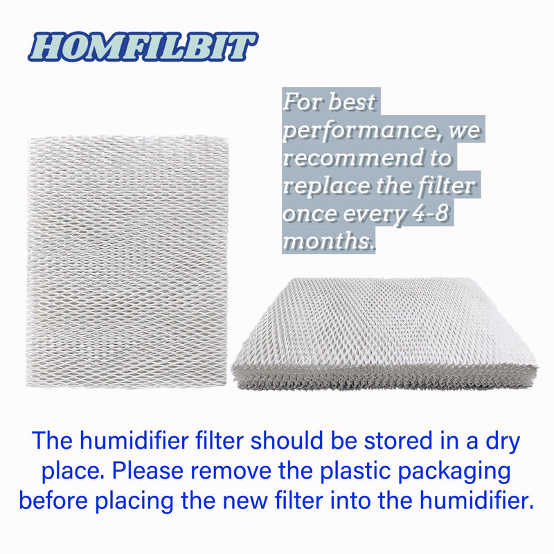 Replacement HC26P Humidifier Wick Filters Compatible with Honeywell HE200 HE250 HE260 HE265 HE280 HE300 HE360 HE365, Contains two layers of aluminum foil, 2 Pack